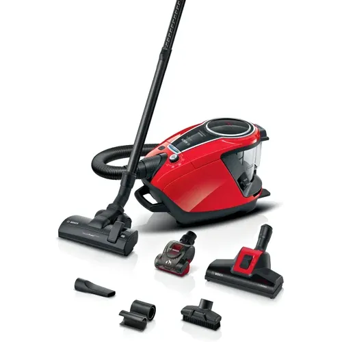 Bosch Serie 8, Poseløs støv Pr oAnimal, Rød